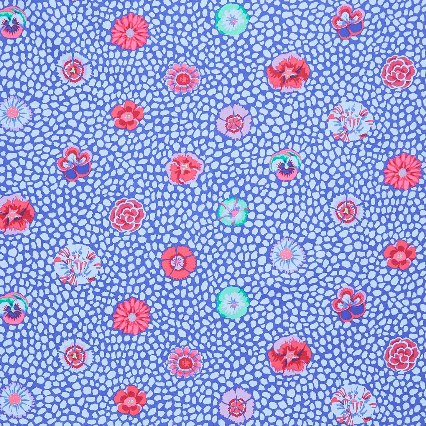 Kaffe Collective - Cool 2016 Classics Guinea Flower Cobalt Yardage Primary Image