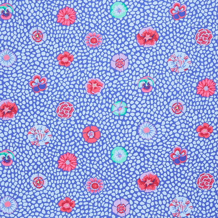 Kaffe Collective - Cool 2016 Classics Guinea Flower Cobalt Yardage