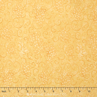 Wilmington Essentials - Leafy Scroll Dark Warm Ivory Yardage