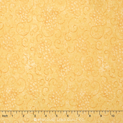 Wilmington Essentials - Leafy Scroll Dark Warm Ivory Yardage