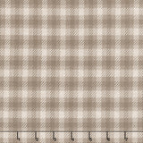 Farmhouse Flannels III - Square Plaid Cocoa Yardage Primary Image