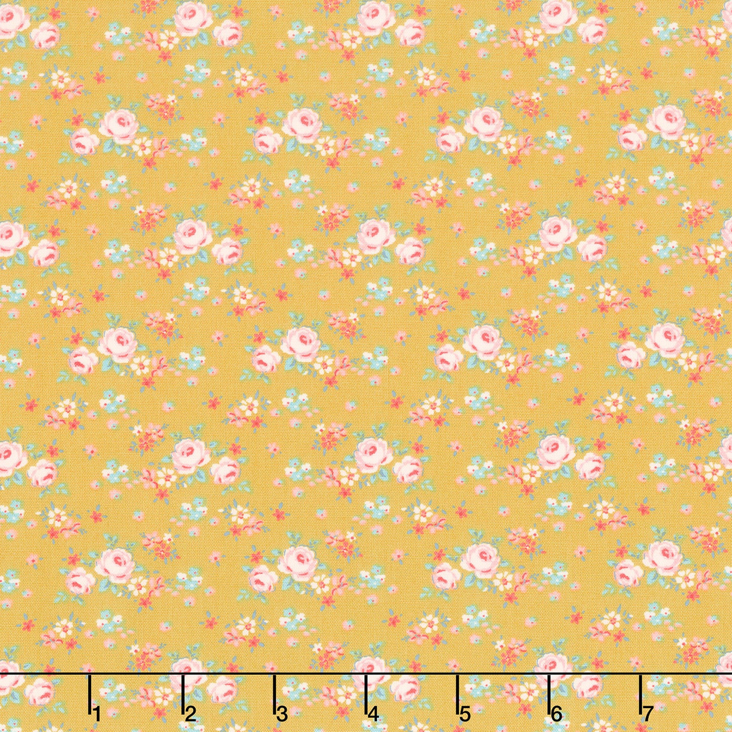 Creating Memories - Spring - Gracie Yellow Yardage Primary Image