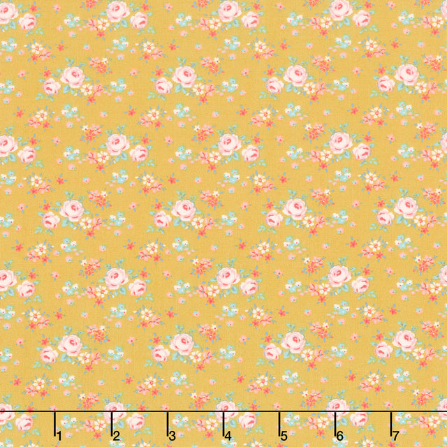 Creating Memories - Spring - Gracie Yellow Yardage Primary Image