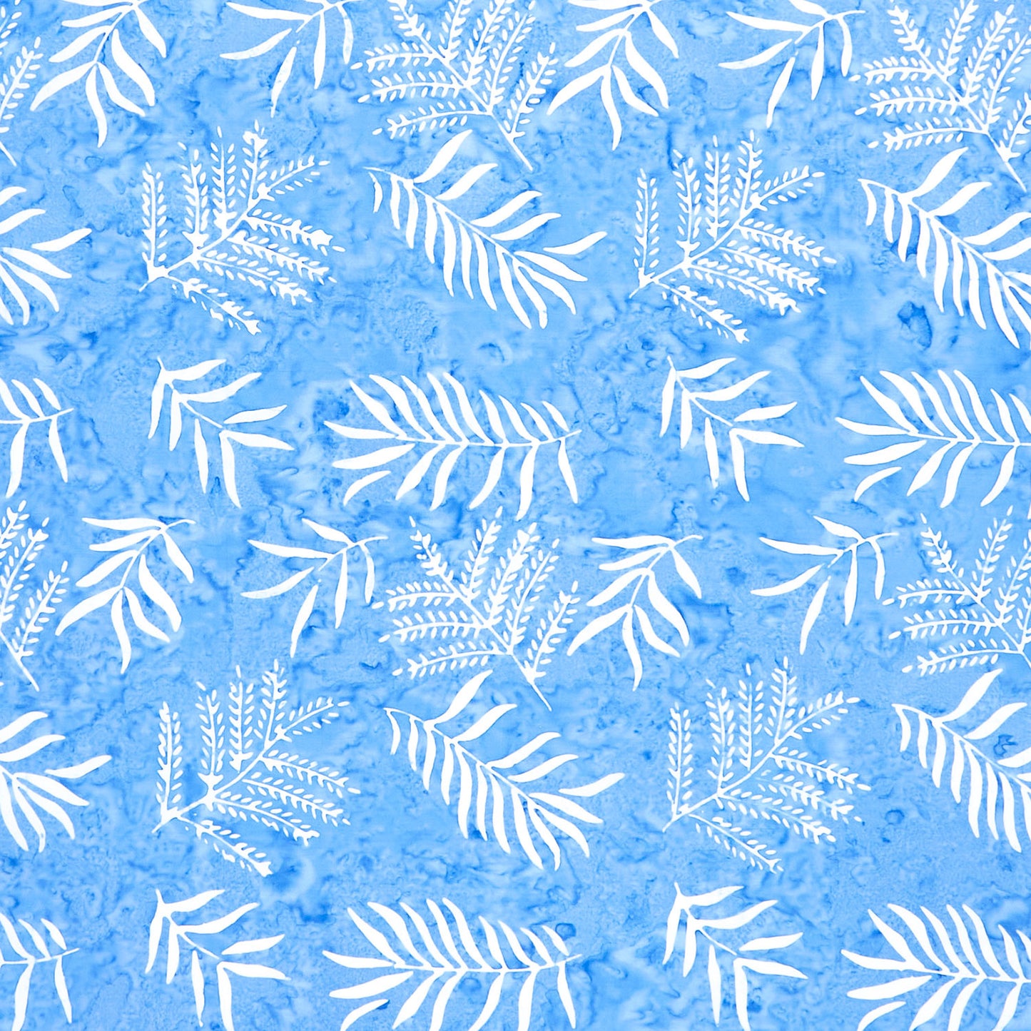 Tonga Batiks - Bluebell - Fern Bluebell Yardage Primary Image