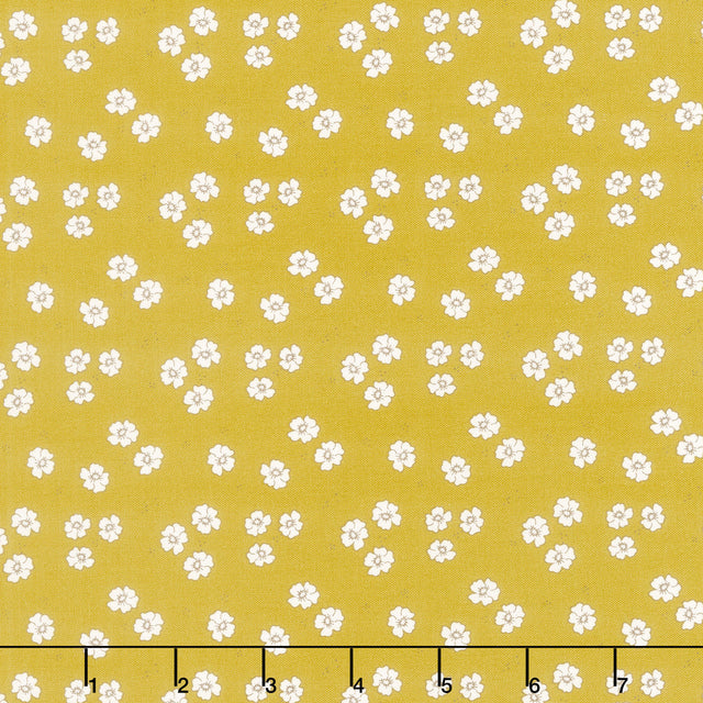 Bloomberry - Flower Bed Yellow Yardage Primary Image