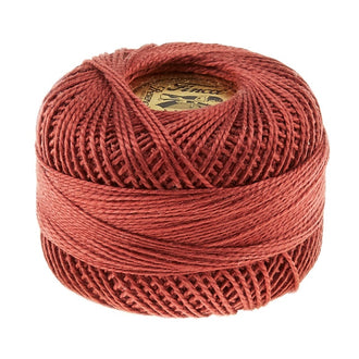 Presencia Perle Cotton Thread Size 8 Dark Antique Rose