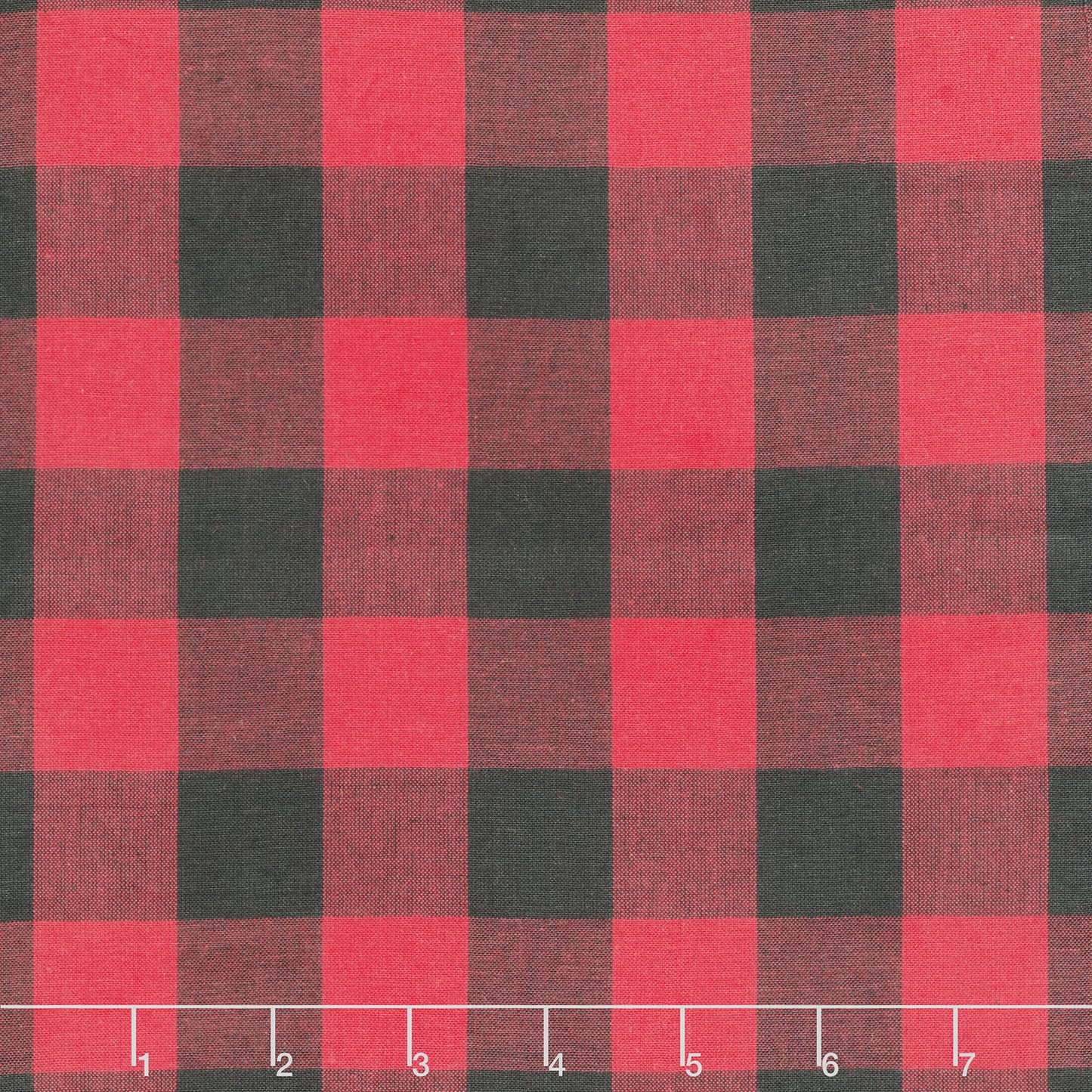 Panache (Moda) - Panche Wovens Big Check Red Black Yardage Primary Image