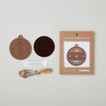 Gingerbread Ball Stitched Ornament Kit