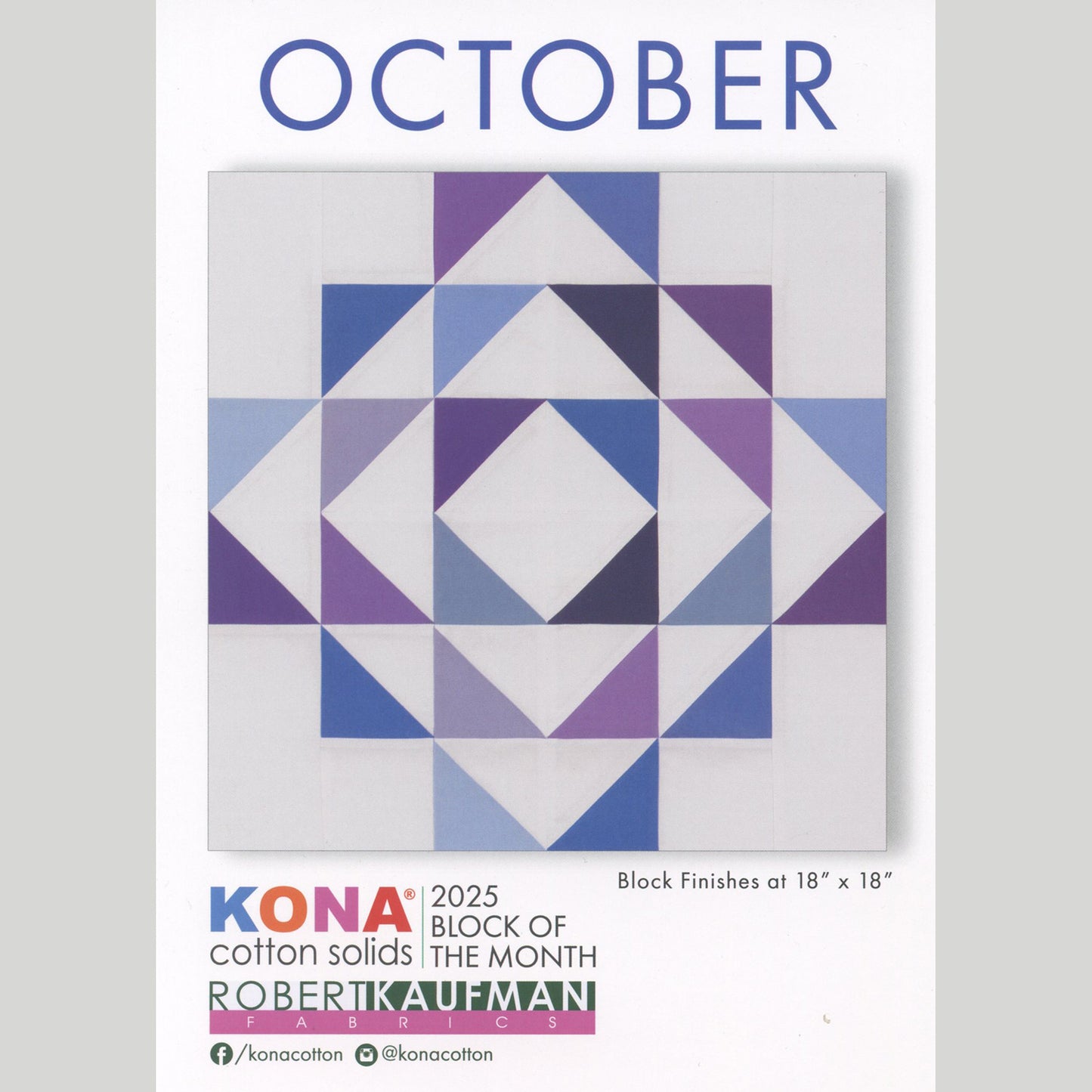 Kona Cotton Solids 2025 Block of the Month Bundle Alternative View #11