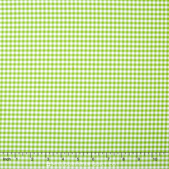 Carolina Gingham - 1/8" Woven Check Lime Yardage