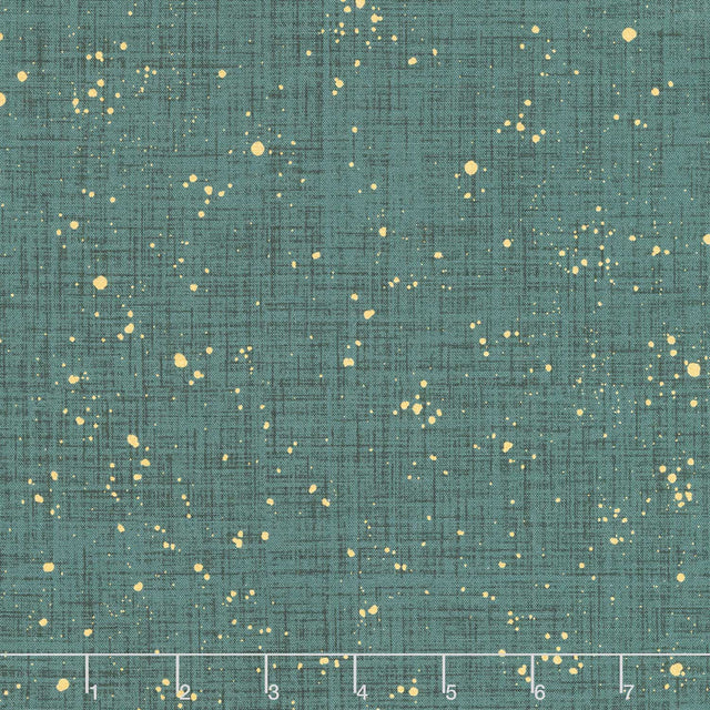 Winter Dreams - Texture Green Metallic Yardage Primary Image