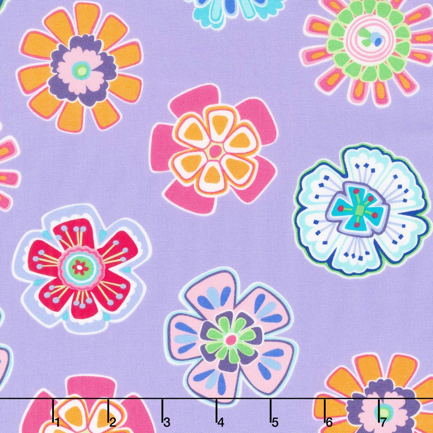 Fiesta - Party Time Lilac Yardage Primary Image