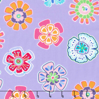 Fiesta - Party Time Lilac Yardage