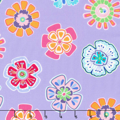 Fiesta - Party Time Lilac Yardage