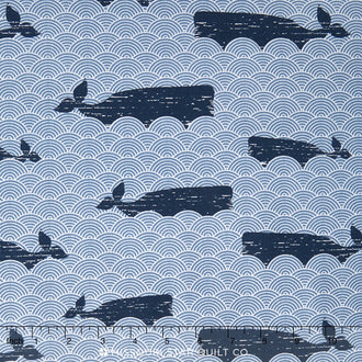 By the Sea - Main Blue Yardage