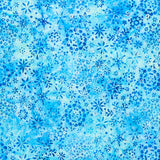 Artisan Batiks - Snowscape - Snowflakes Capri Yardage Primary Image