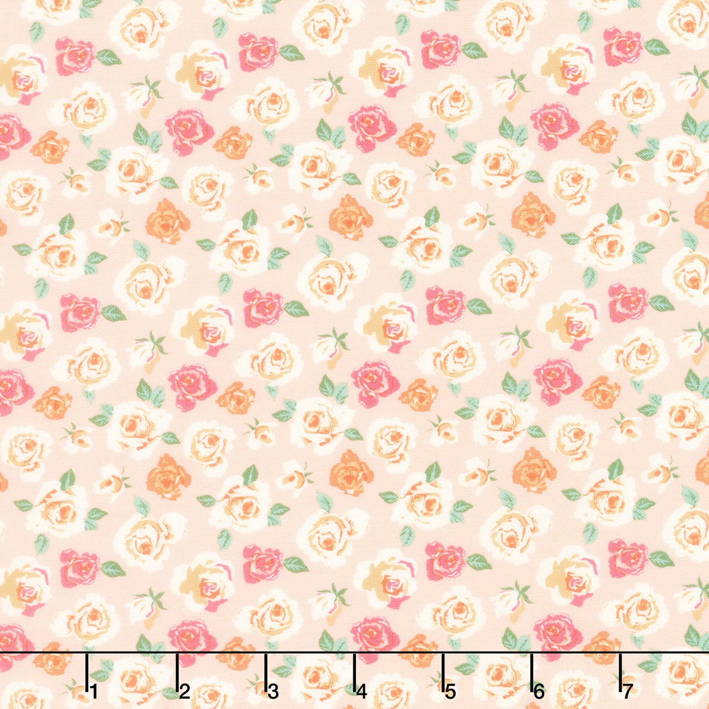 Bloomberry - Tiny Roses Blush Yardage Primary Image