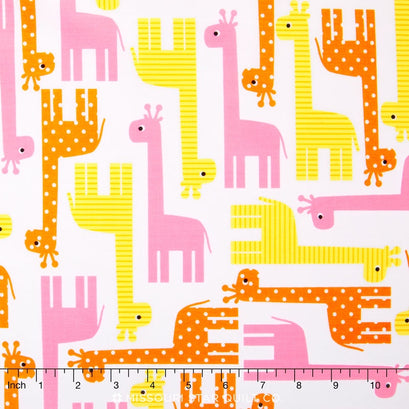 Urban Zoologie - Garden Giraffe Spring Yardage