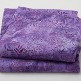 Brilliant Gems Batiks - Leafy Vines Purple 5 Yard Cut Primary Image