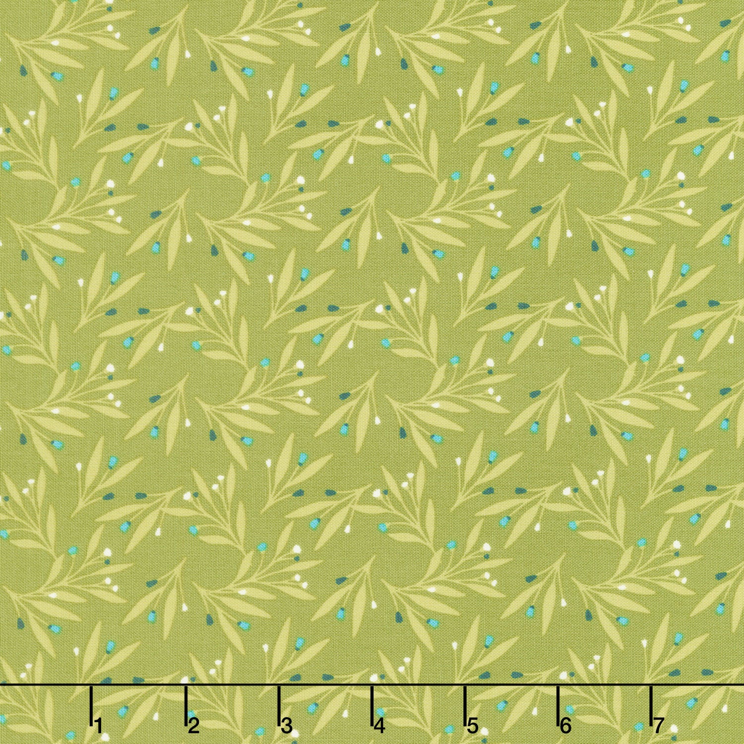 Feed My Soul - Leaves Olive Yardage