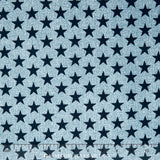 Oh My Stars - Medium Stars Light Blue/Navy Yardage