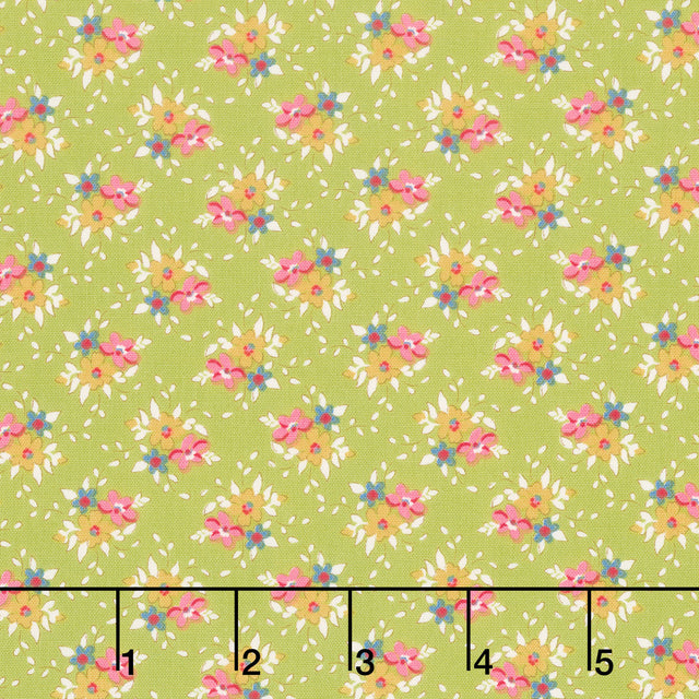 Creating Memories - Spring - Frida Lime Yardage Primary Image