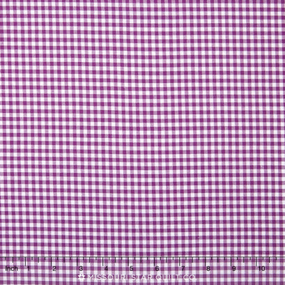 Carolina Gingham - 1/8" Woven Check Purple Yardage