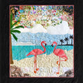 Flamingo Island Watercolor Quilt Kit