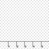 Swiss Dot - Swiss Dot Steel on White Yardage