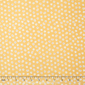 Calico Days - Daisy Yellow Yardage