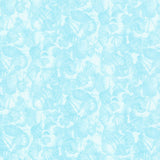 Seascape - Packed Shells Aqua Yardage Primary Image