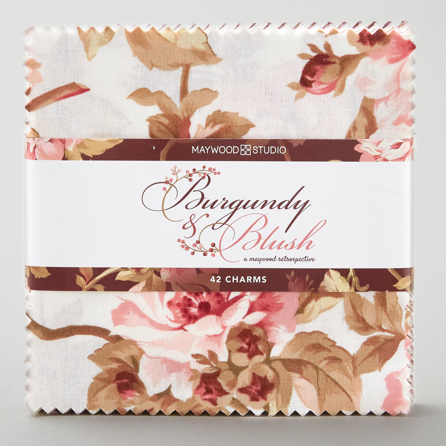 Burgundy & Blush Favorites 5" Squares