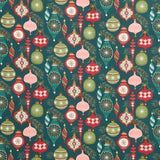 Christmas is in Town - Ornaments Forest Yardage Primary Image