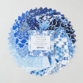 Holiday Flourish Festive Finery Blue Colorstory Metallic Charm Pack