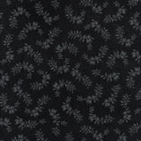 Blackout (Robert Kaufman) - Leaves Black Yardage Primary Image