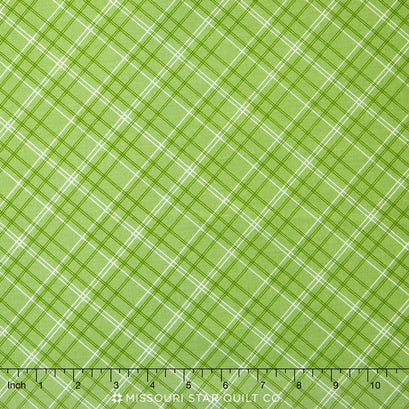 Calico Days - Plaid Green Yardage