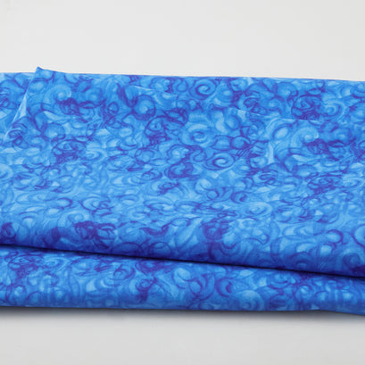 Fusion Illusion Blue 108" Wide 3 Yard Cut