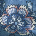 Calista - Flowers Cobalt Pearlized Yardage