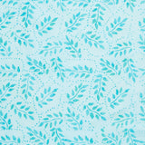 Tonga Batiks - Surfside Wispy Leaves Aqua Yardage Primary Image