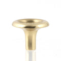 Button Cabinet Knob - Polished Brass