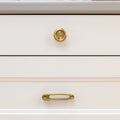 Button Cabinet Knob - Polished Brass