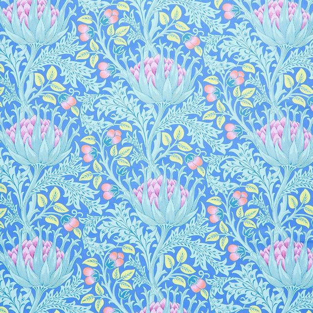 Kaffe Fassett x The Original Morris & Co. - Artichoke Blue Yardage