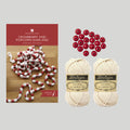 Cranberry and Popcorn Crochet Garland Kit