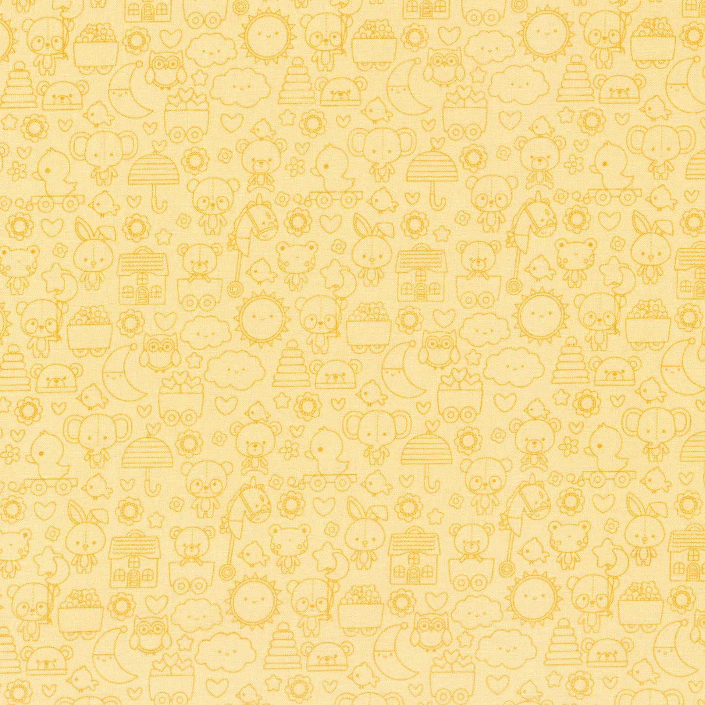 Bundle of Joy - Tone-on-Tone Yellow Yardage Primary Image