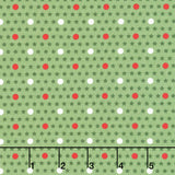 Starberry - Polka Star Green Yardage Primary Image