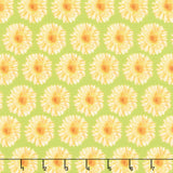 Spring Dreams - Mod Daisy Spring Green Yardage Primary Image