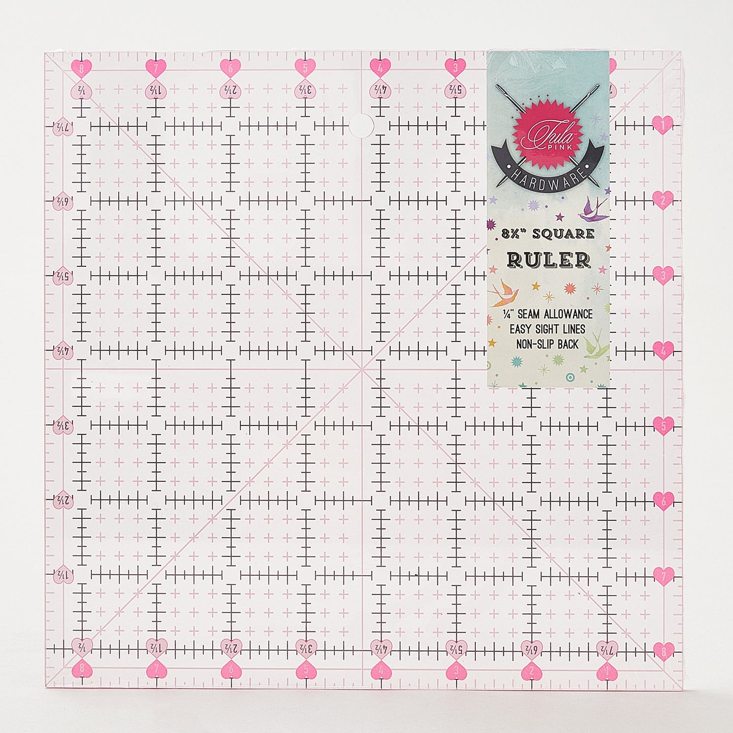 Tula Pink 8.5" x 8.5" Non Slip Unicorn Ruler Alternative View #1