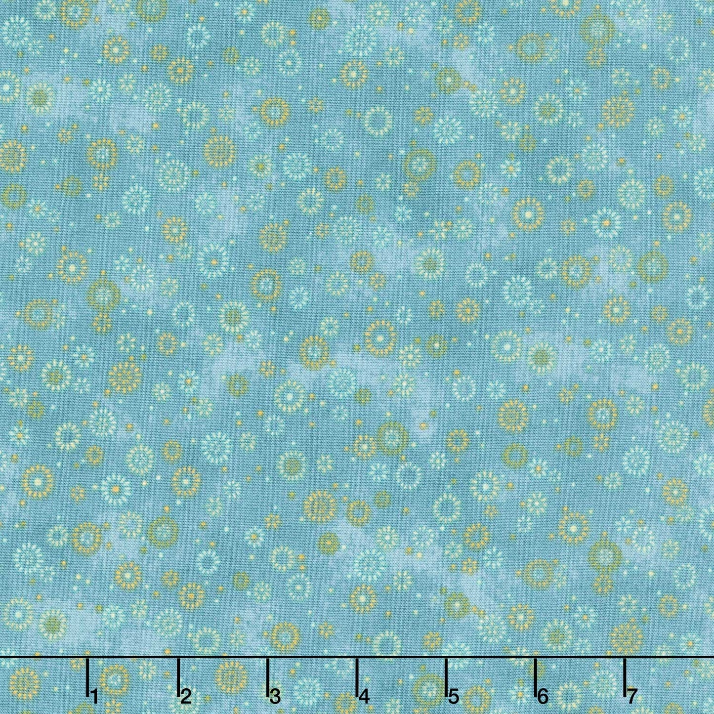 Star Of Wonder, Star Of Light - Twinkle Aqua Yardage Primary Image