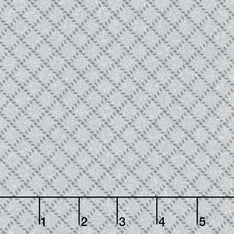 Farmhouse Flannels III - Diamond Grid Pewter Yardage Primary Image