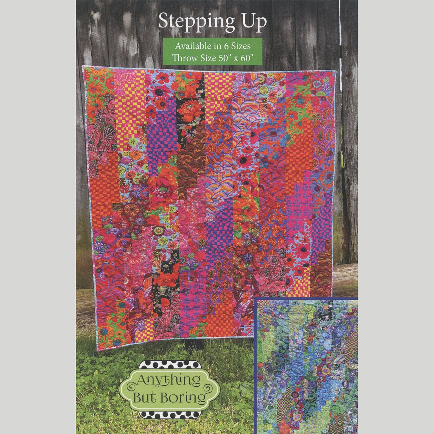 Kaffe Fassett Stepping Up Quilt Kit - Cool Alternative View #1